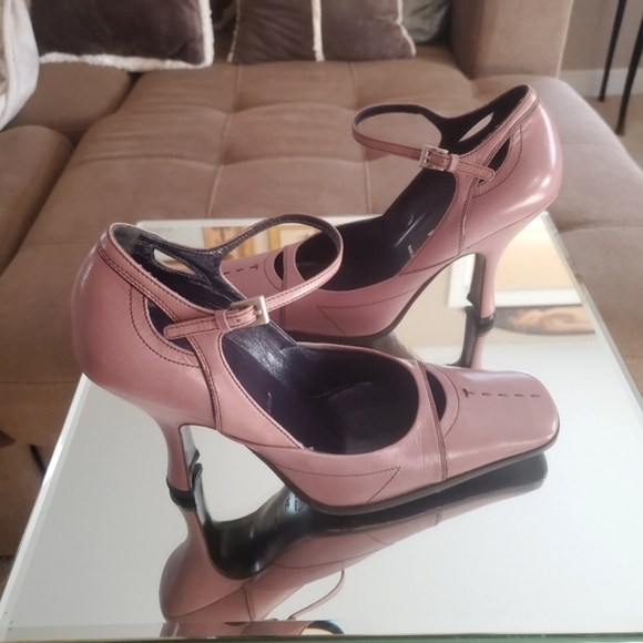 💯 Prada Vero Cuoio Ankle Strap Heels - Picture 2 of 16